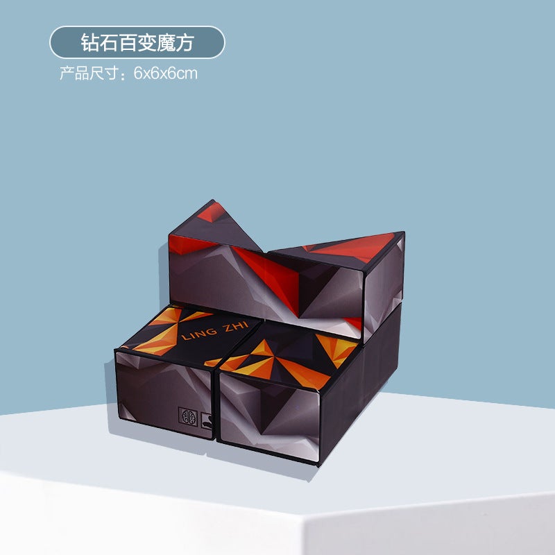 Shake The Same Panda Three-Dimensional Magic Cube Infinite 3D Magic Cube Explosion Decompression Children'S Educational Toys - Image 1